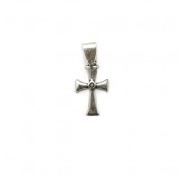 PE001364 Genuine sterling silver religious pendant solid hallmarked 925 small Cross